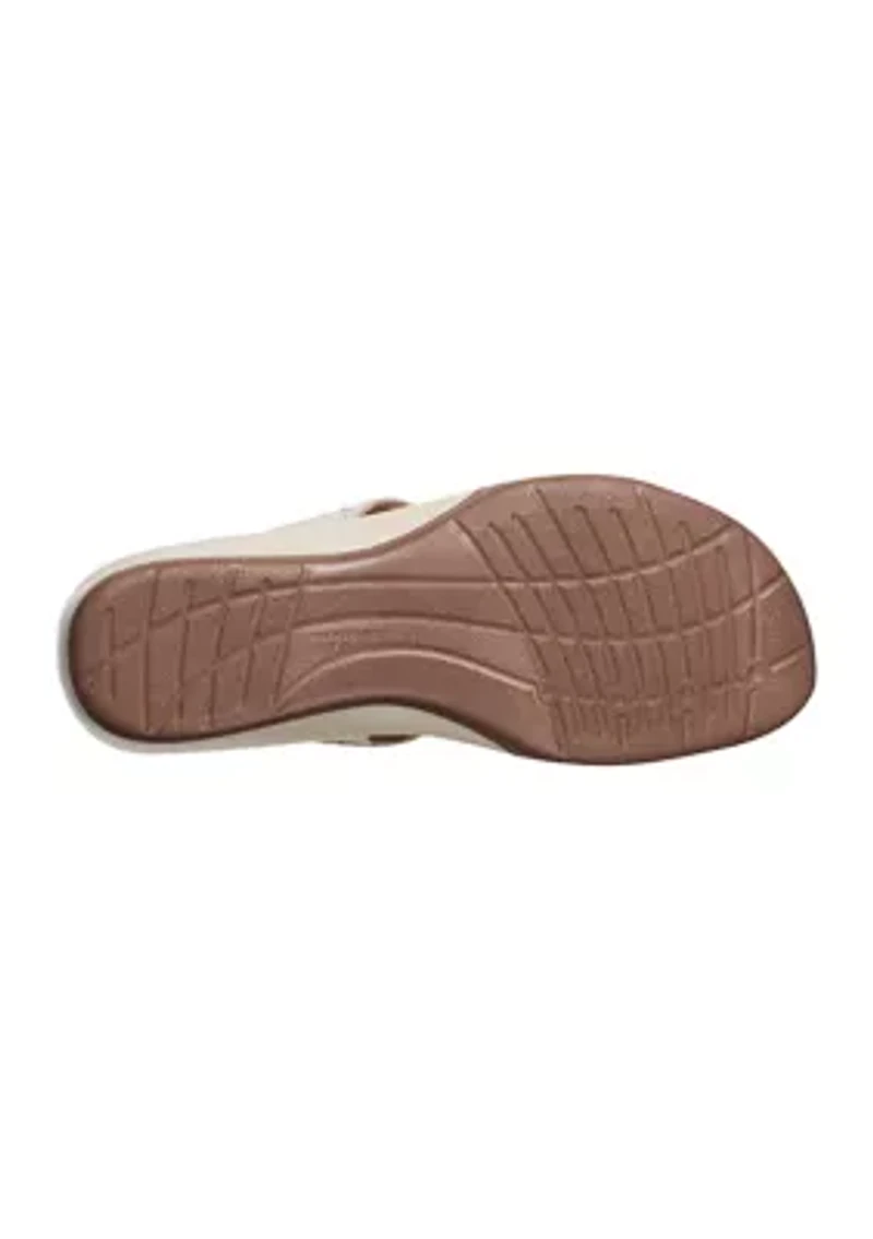 Haisley Open Toe Casual Flat Sandals