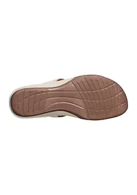 Haisley Open Toe Casual Flat Sandals