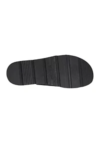 Stacy Casual Slip On Round Toe Sandals