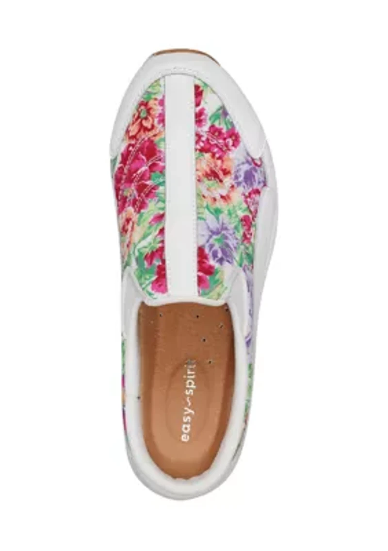 Travel Time Round Toe Casual Slip-on Mule Sneakers