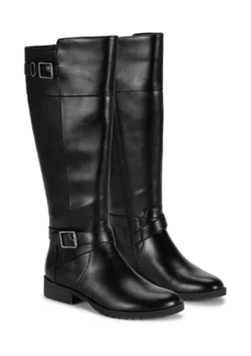 Hayes Wide Calf Riding Boots
