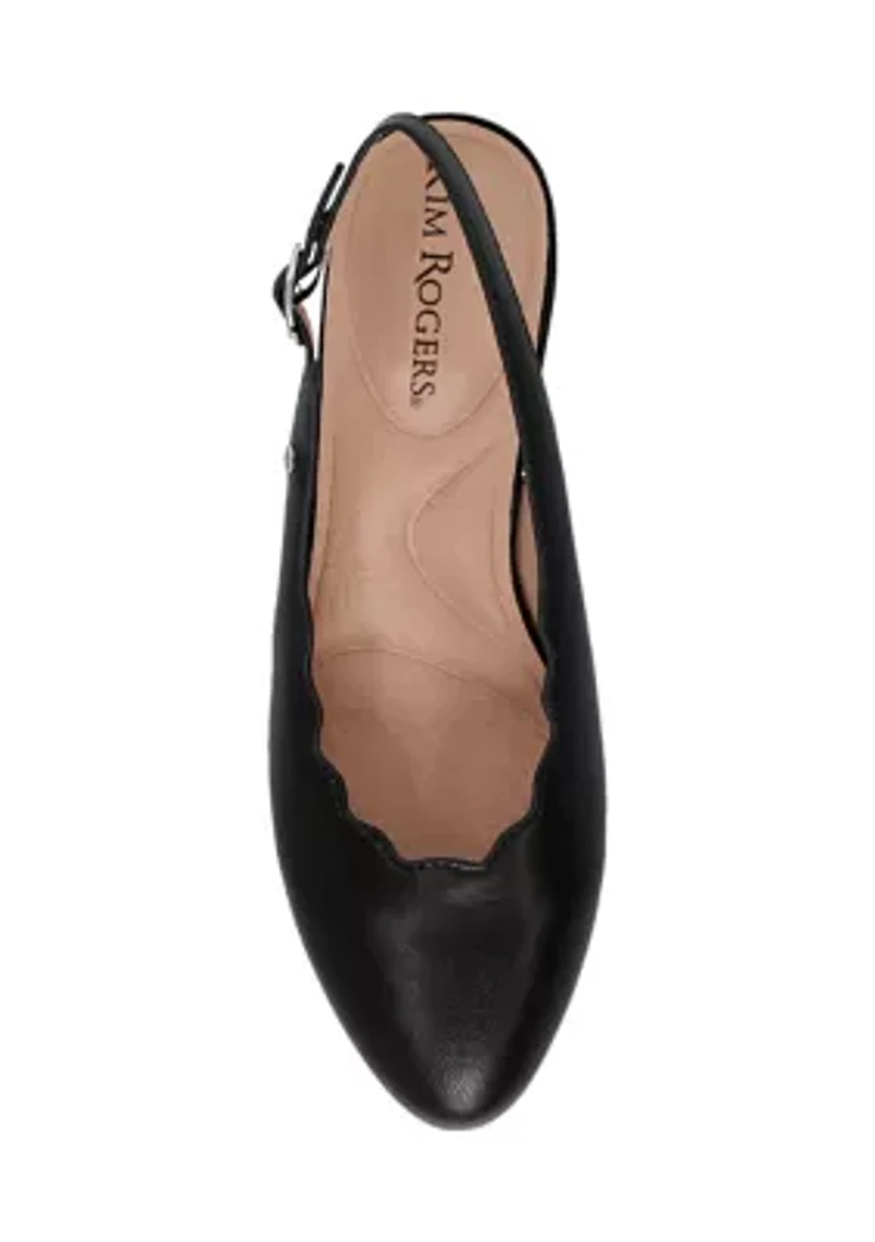 Julieta Sling Back Flats