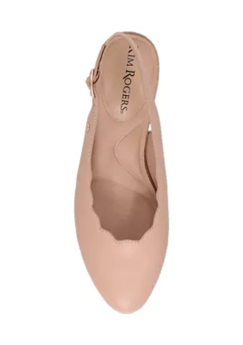 Julieta Sling Back Flats