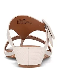 Irina Wedge Heel Sandals - Wide Width
