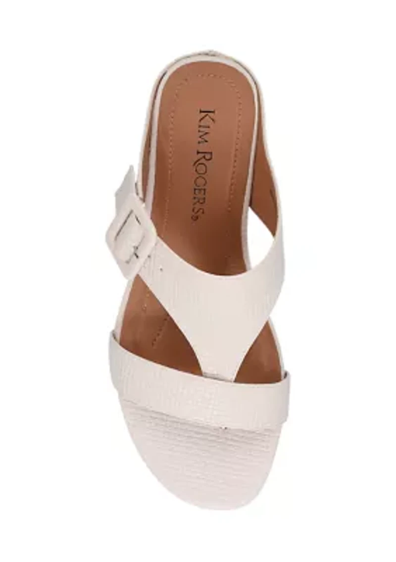 Irina Wedge Heel Sandals - Wide Width