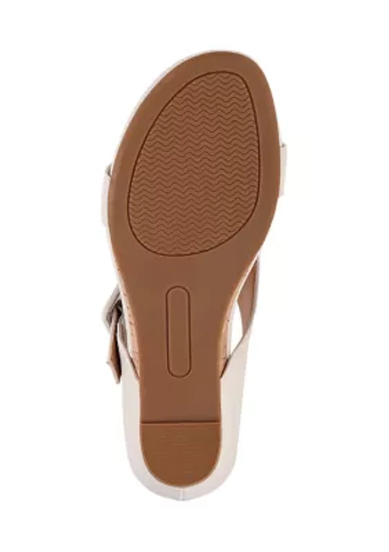 Irina Wedge Heel Sandals - Wide Width