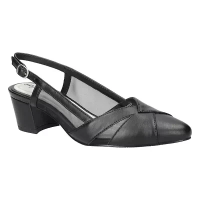 Avena Block Heel Slingback Pumps