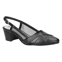 Avena Block Heel Slingback Pumps