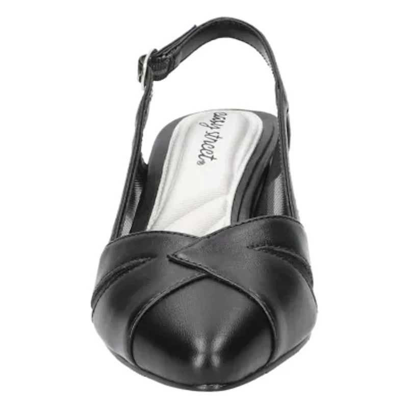 Avena Block Heel Slingback Pumps