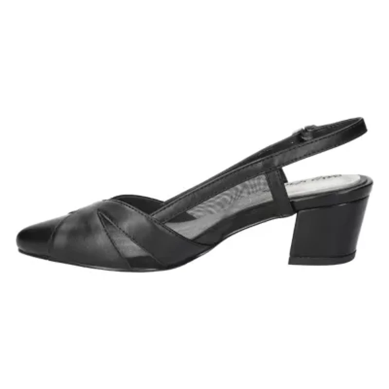 Avena Block Heel Slingback Pumps