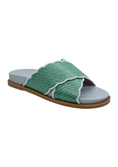 Clara Scalloped Footbed Sandals