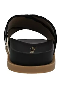 Clara Scalloped Footbed Sandals