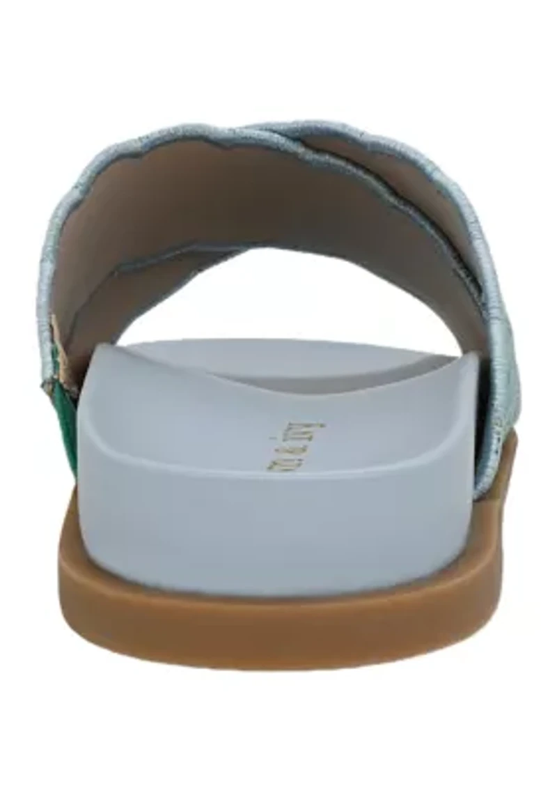 Clara Scalloped Footbed Sandals