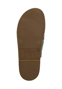 Clara Scalloped Footbed Sandals