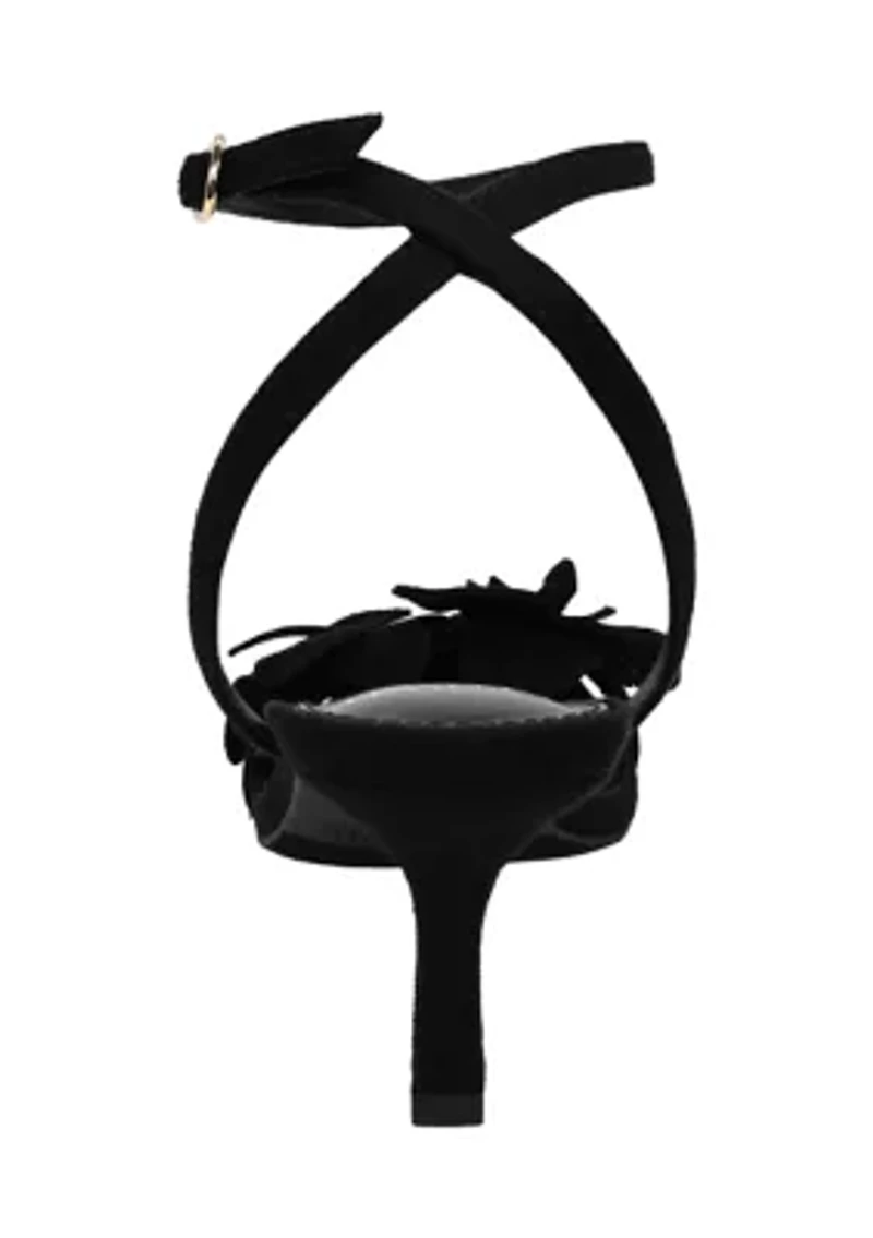 Larissa Flower Heeled Sandals