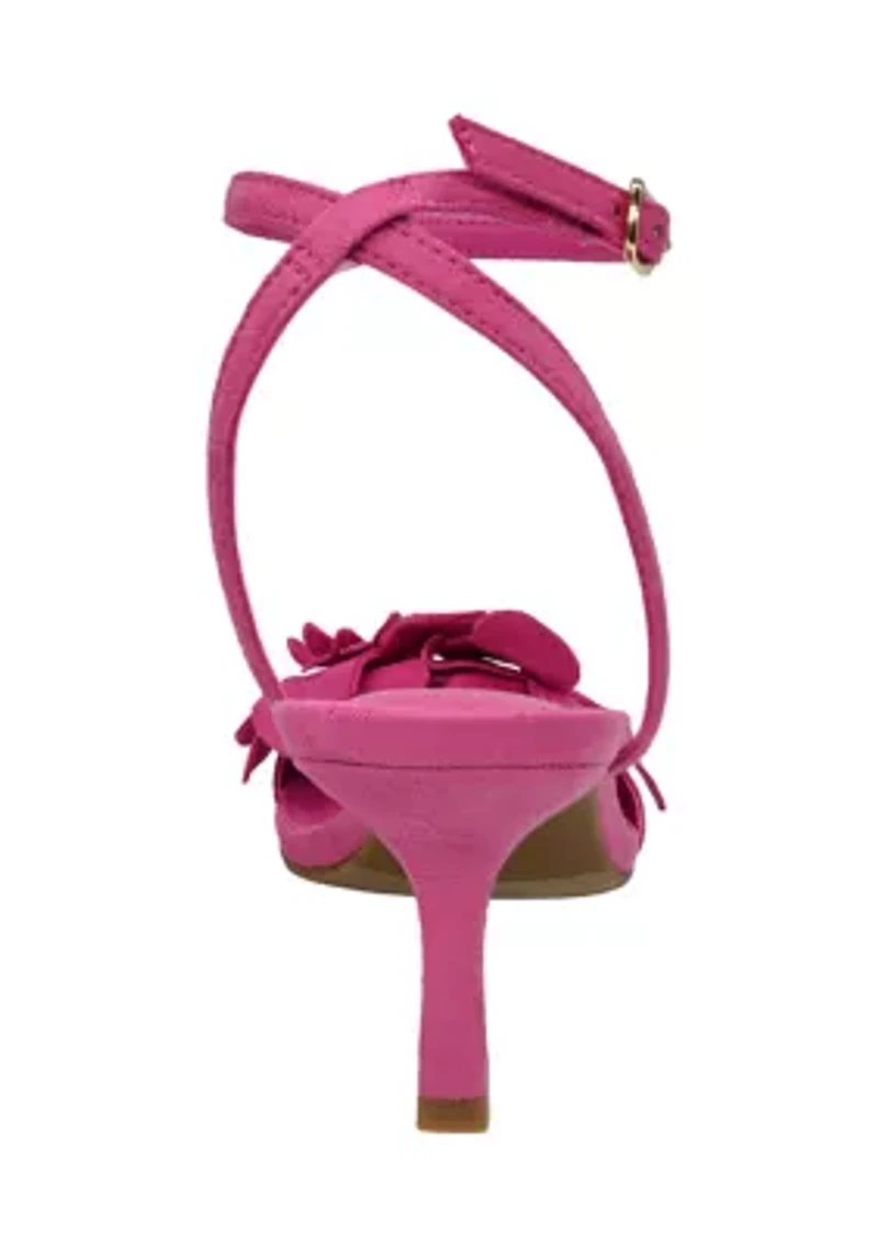 Larissa Flower Heeled Sandals