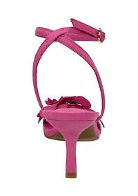 Larissa Flower Heeled Sandals