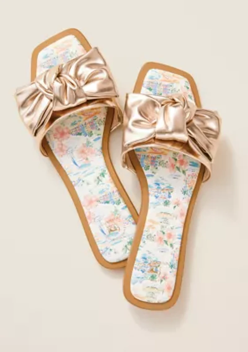 Sewing Down South x Crown & Ivy™ Seaside Bow Sandals