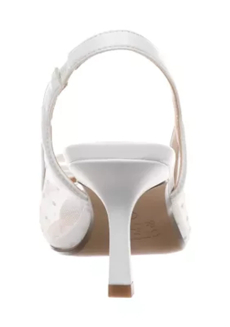 Remi Kitten Heel Slingback Heels