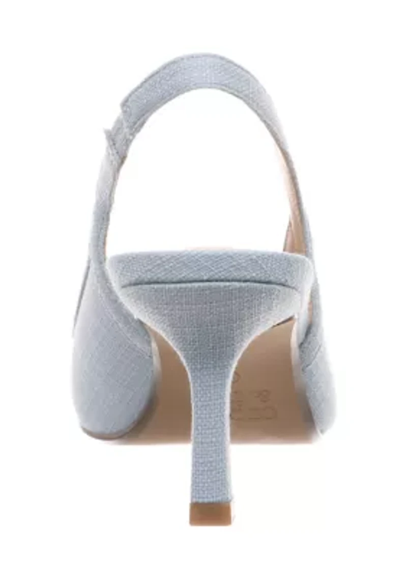 Remi Kitten Heel Slingback Heels