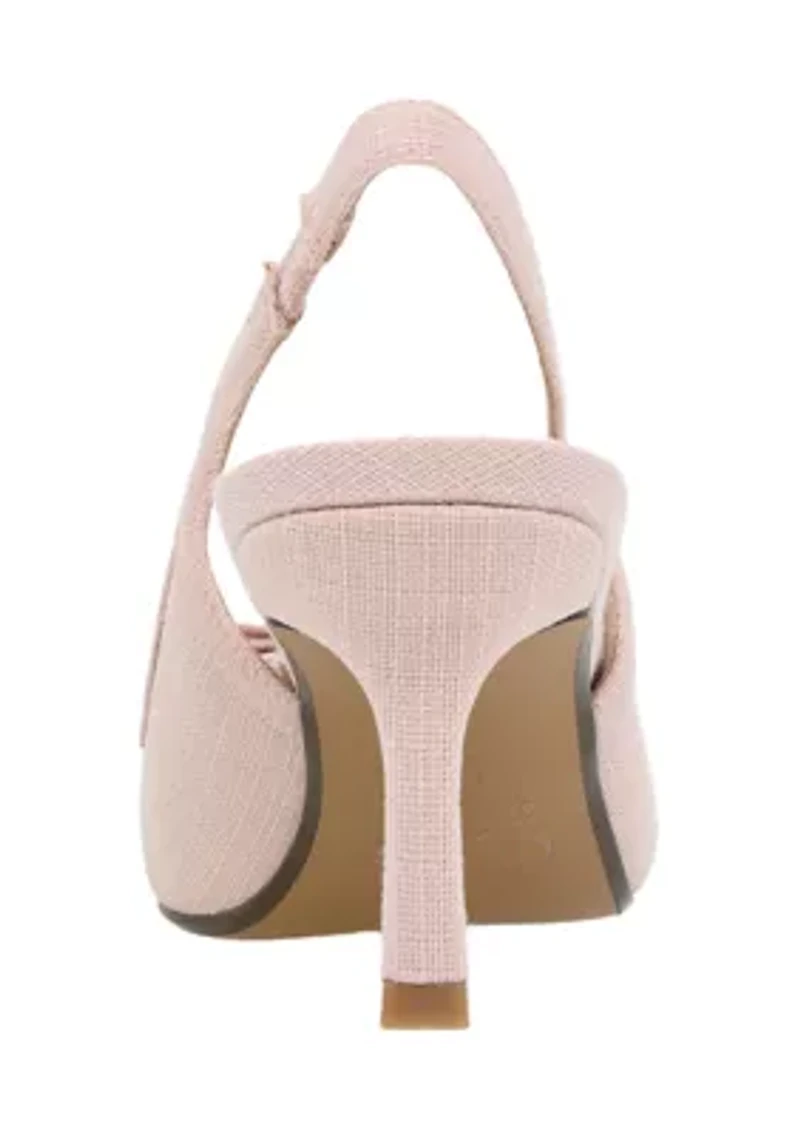Remi Kitten Heel Slingback Heels
