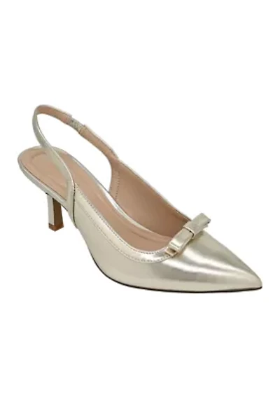 Remi Kitten Heel Slingback Heels