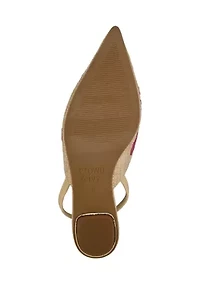 Violet Slingback Flats