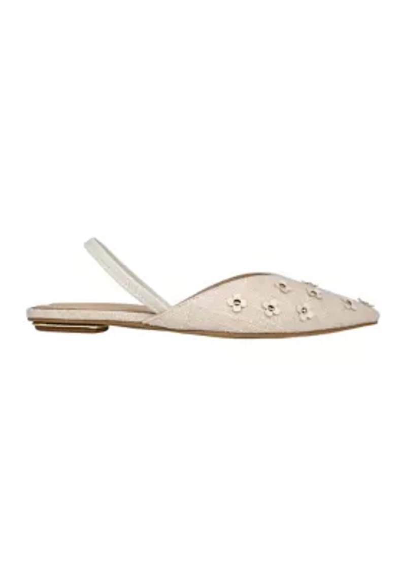 Violet Slingback Flats