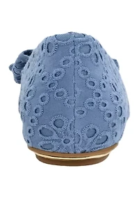 Vienna Pointed Toe Bow Flats