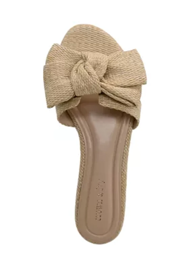 Raechel Bow Sandals