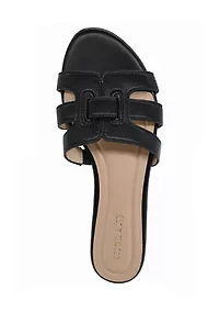 Nicole One Band Slide Sandals