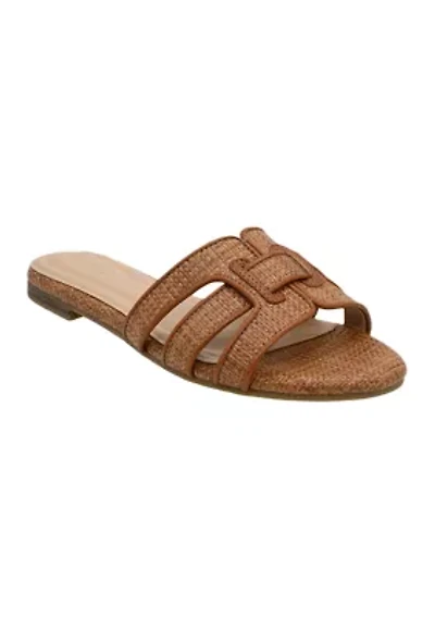 Nicole One Band Slide Sandals