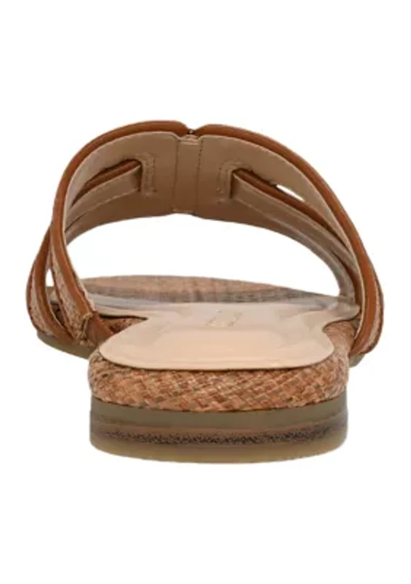 Nicole One Band Slide Sandals