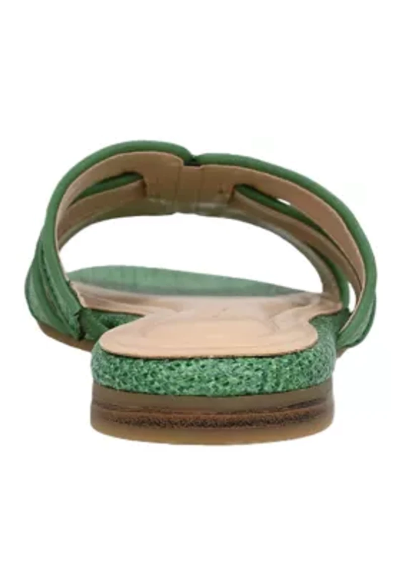 Nicole One Band Slide Sandals