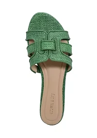 Nicole One Band Slide Sandals
