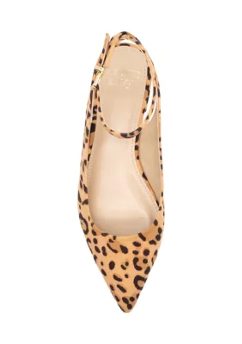 Parker Slingback Satin Flats
