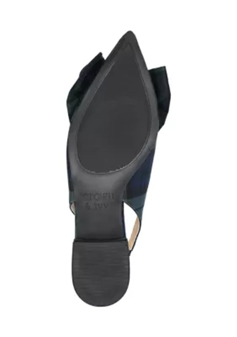 Penny Slingback Bow Flats