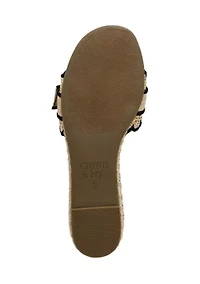 Petra Scallop Trim Sandals