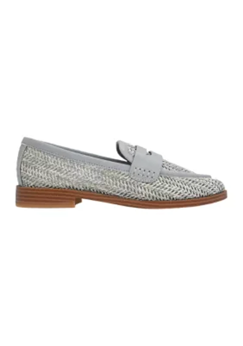 Naomi Raffia Loafers