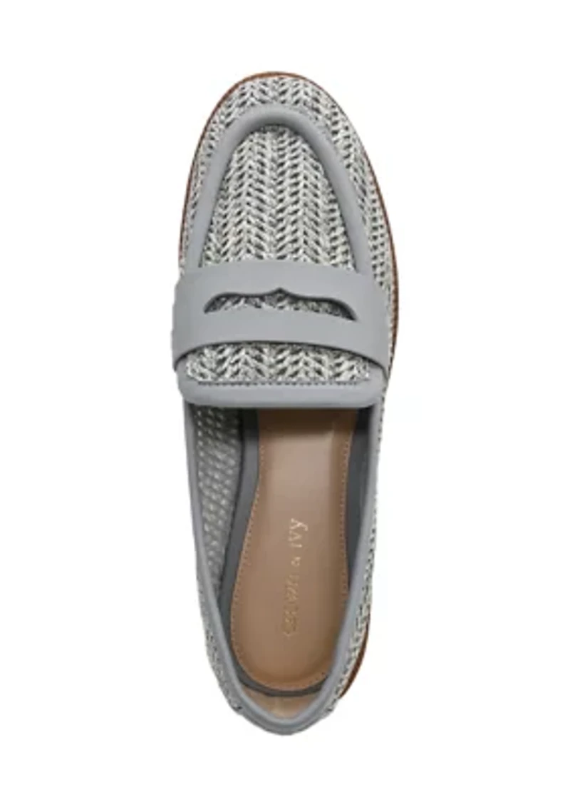 Naomi Raffia Loafers