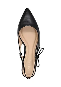 Lillian Bow Slingback Heels