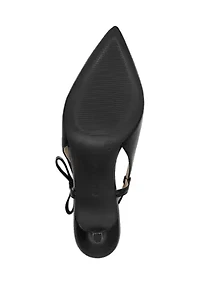Lillian Bow Slingback Heels
