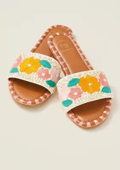 Sewing Down South x Crown & Ivy™ Pier Beaded Sandals