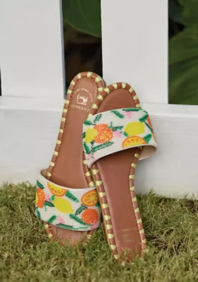 Sewing Down South x Crown & Ivy™ Pier Beaded Sandals