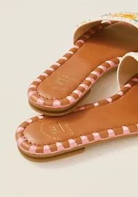 Sewing Down South x Crown & Ivy™ Pier Beaded Sandals