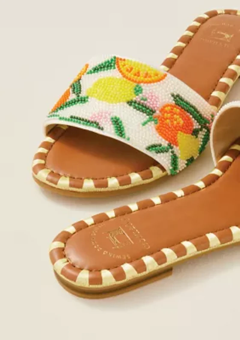 Sewing Down South x Crown & Ivy™ Pier Beaded Sandals