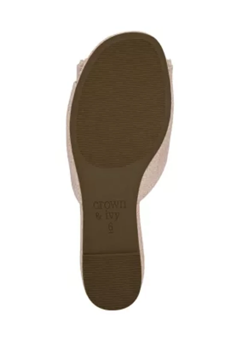 Peri Bow Slide Sandals