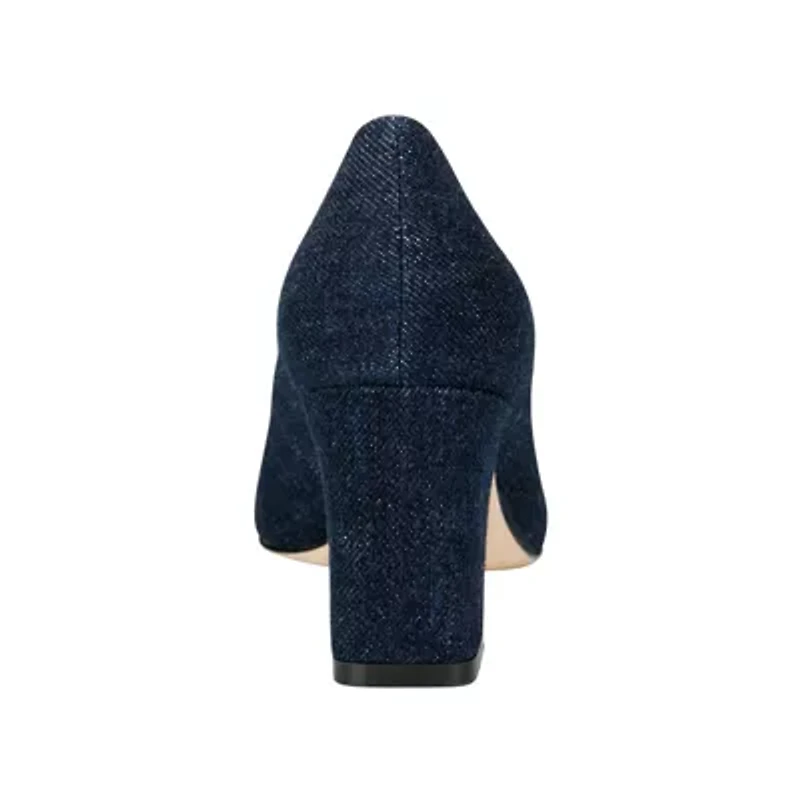 Zala Pointy Toe Block Heel Pumps