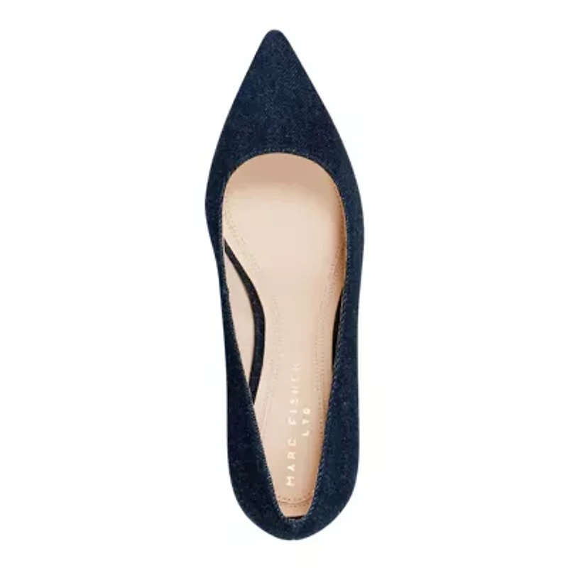 Zala Pointy Toe Block Heel Pumps