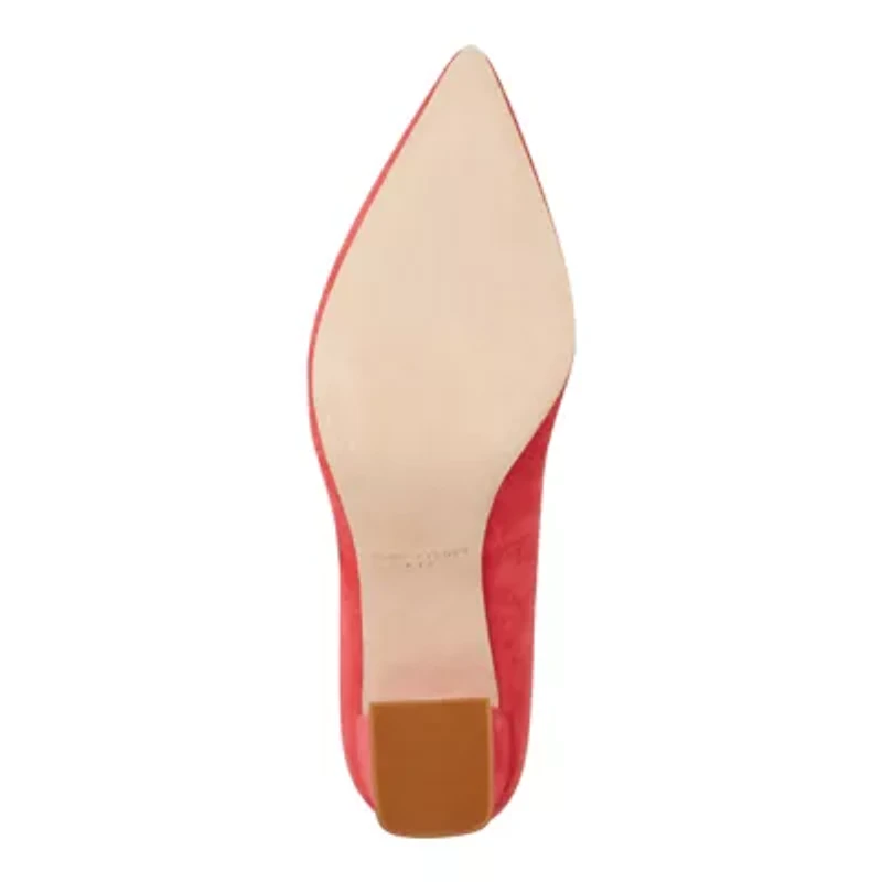 Zala Pointy Toe Block Heel Pumps